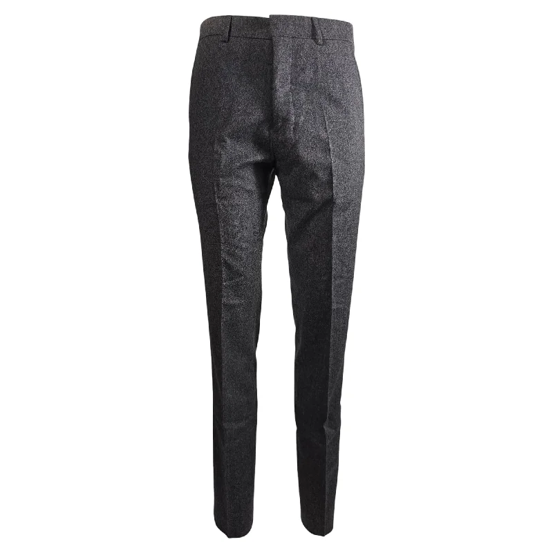 Ami Slim-Fit Trousers in Grey Wool