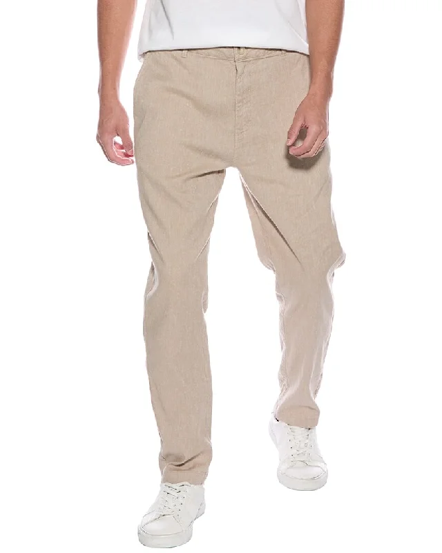 Onia Stretch Canvas Traveler Linen-Blend Pant