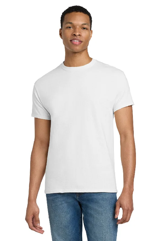 Gildan Mens Ultra Short Sleeve Crewneck T-Shirt - White