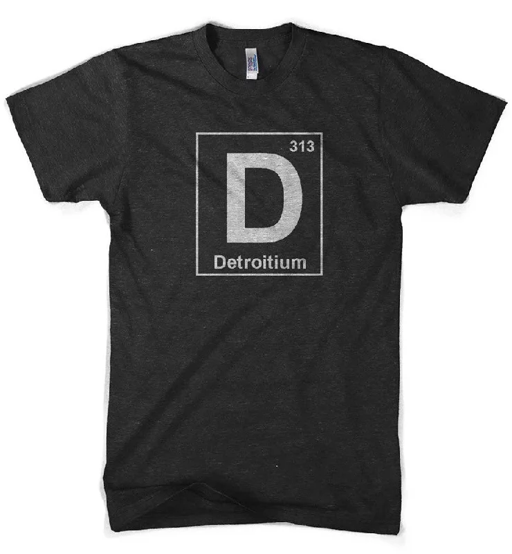 Mens Detroitium T-shirt (Heather Black)