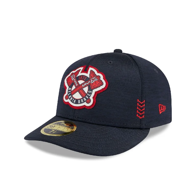 Atlanta Braves 2024 Clubhouse Low Profile 59FIFTY Fitted Hat