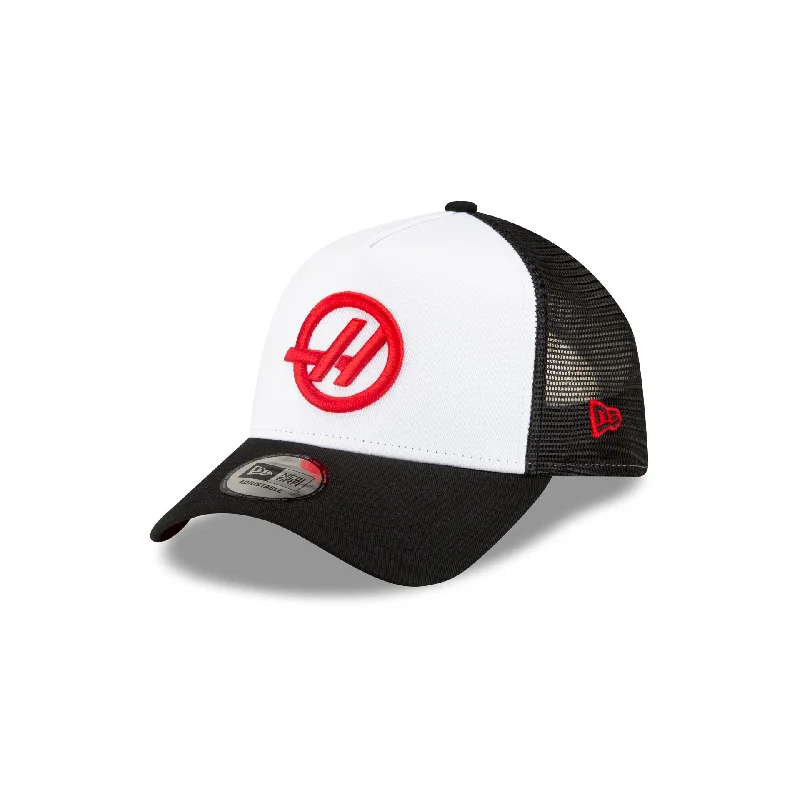 Haas F1 Team 9FORTY A-Frame Trucker Hat