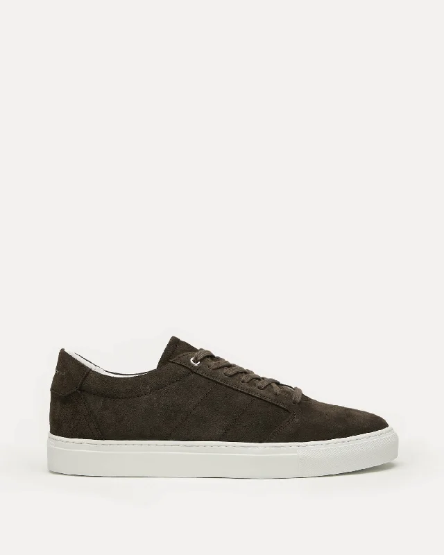 Men slip-on shoes for everyday comfort-Lennon 2.0 Suede Leather Low Sneaker