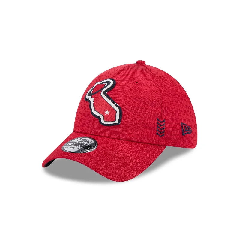 Los Angeles Angels 2024 Clubhouse 39THIRTY Stretch Fit Hat