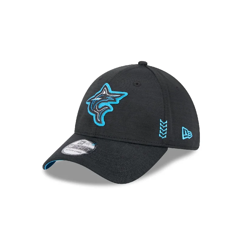 Miami Marlins 2024 Clubhouse 39THIRTY Stretch Fit Hat