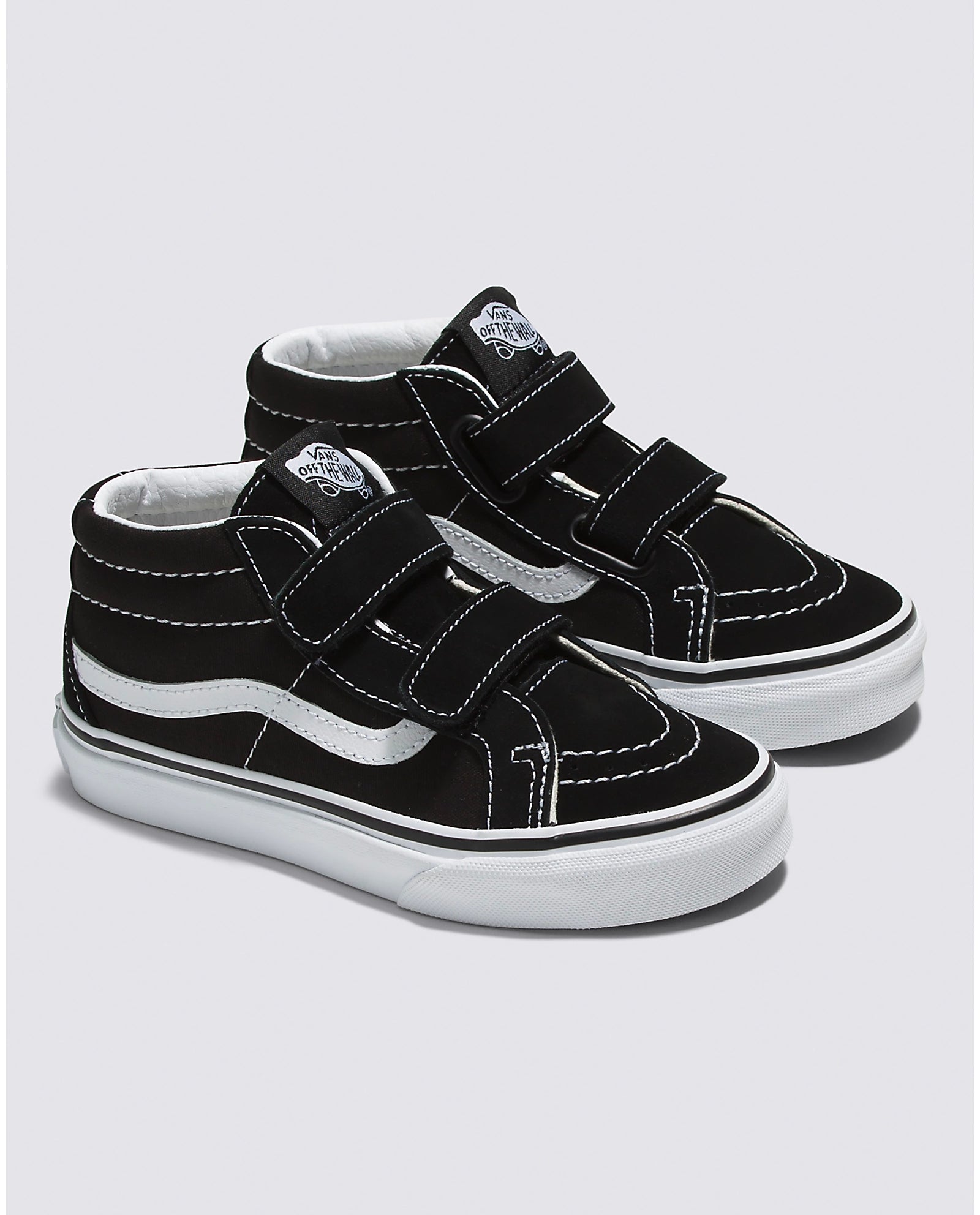 Men casual shoes for spring and summer-Sk8-Mid Kids Reissue V Black