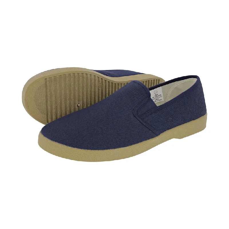 Trendy loafers for men-Slip On Navy