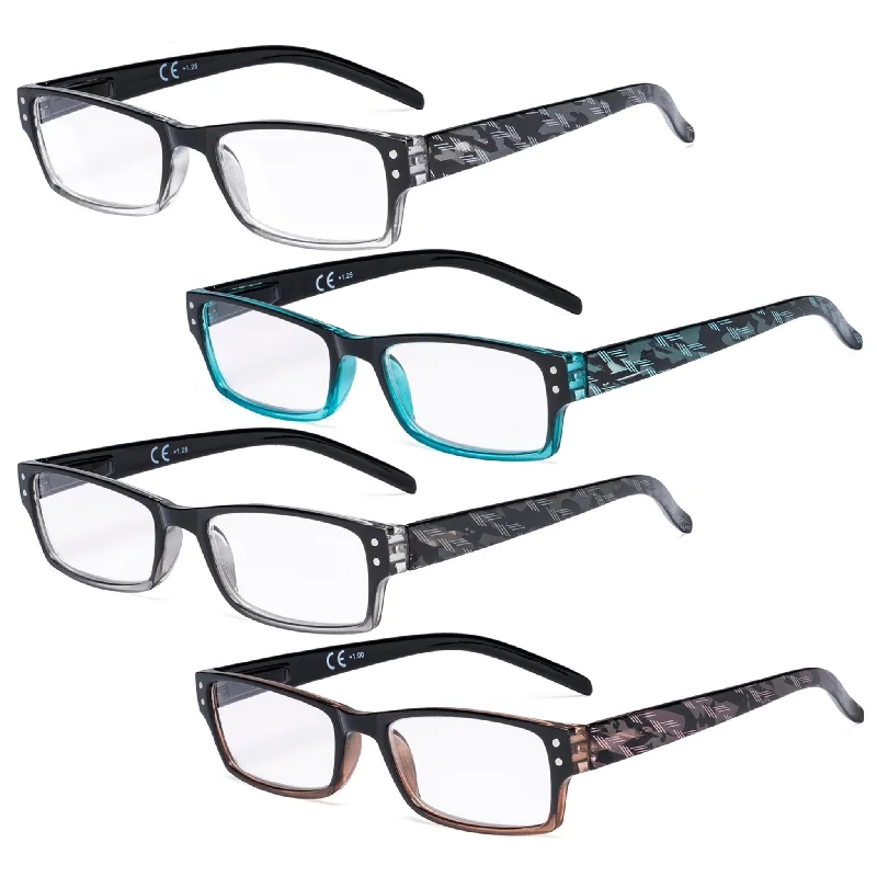 4 Pack Classic Reading Glasses R012B