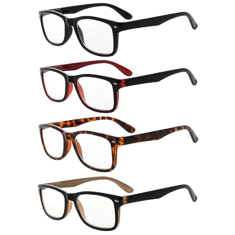 4 Pack Vintage Reading Glasses R075