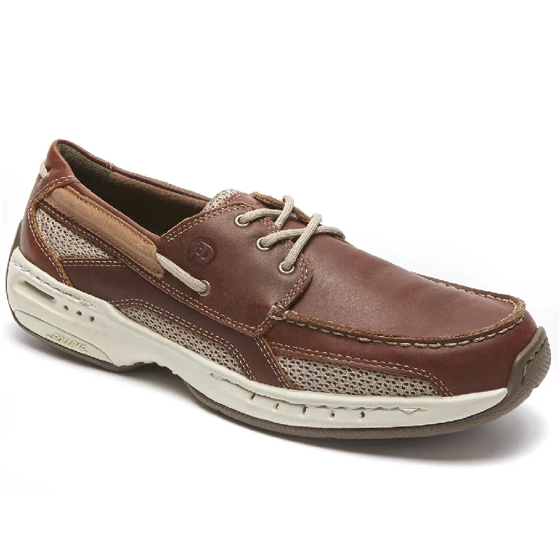 Men casual slip-on shoes with no laces-Captain - Brown