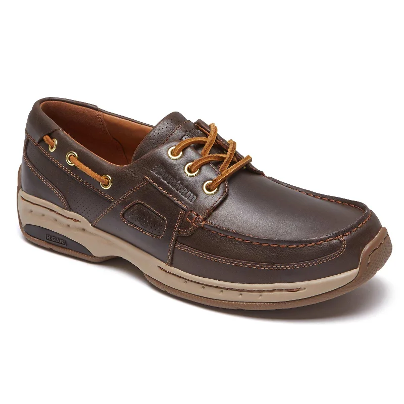 Men casual shoes with wide fit options-Captain - Dark Brown