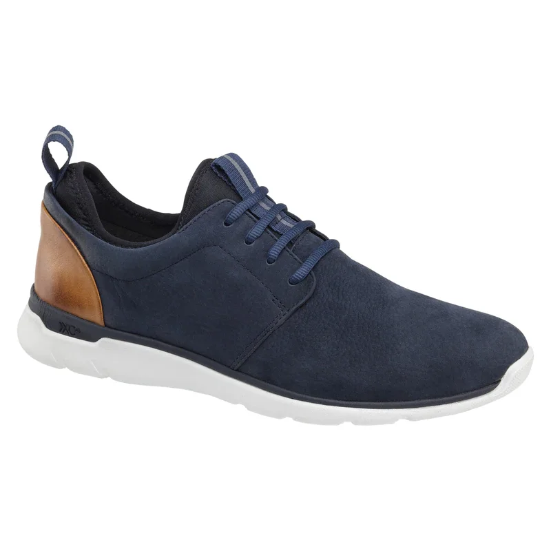 Stylish leather shoes for men-Prentiss - Plain Navy