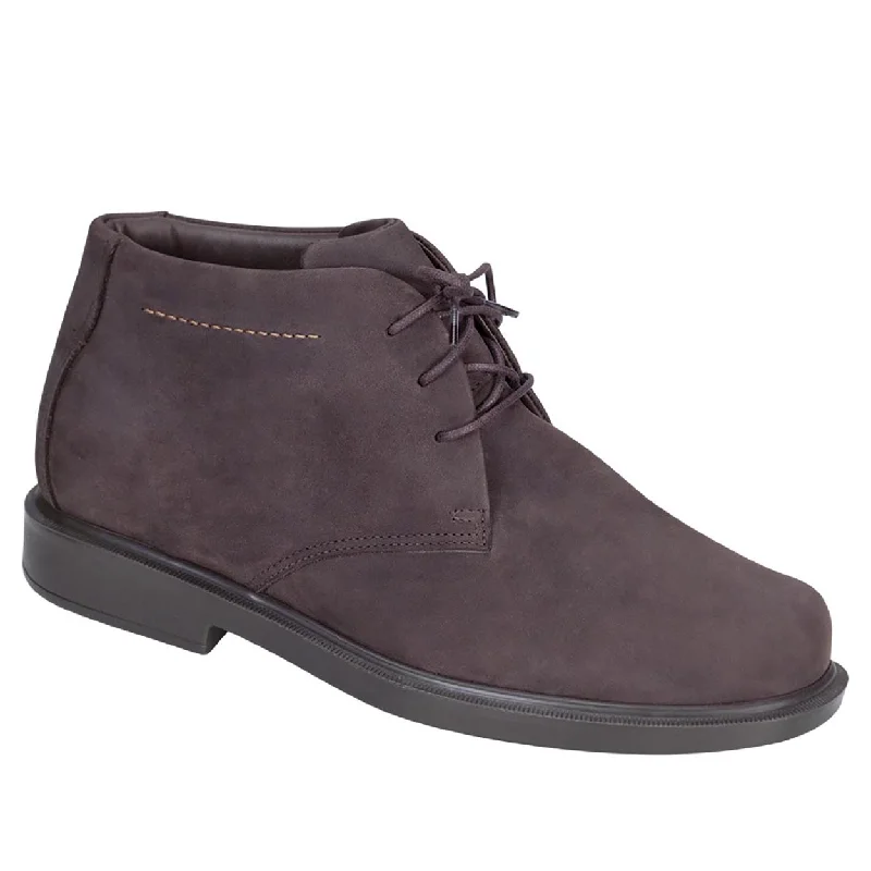 Men casual shoes with rubber soles-Statesman - Coffee Bean