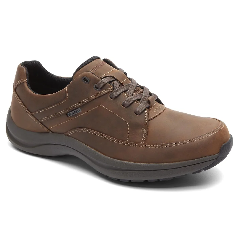 Casual shoes for men with padded insoles-Stephen - Brown