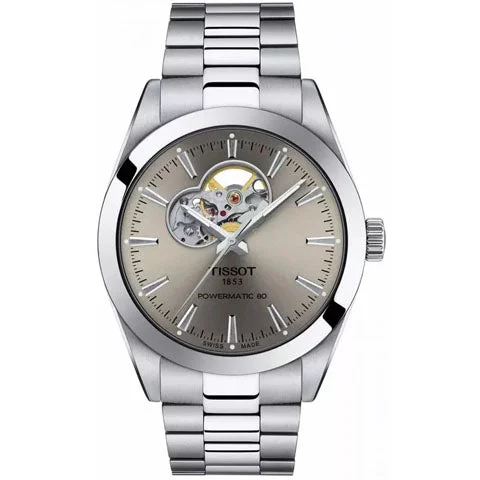 T-Classic Gentleman Powermatic 80 Open Heart Swiss Automatic Men