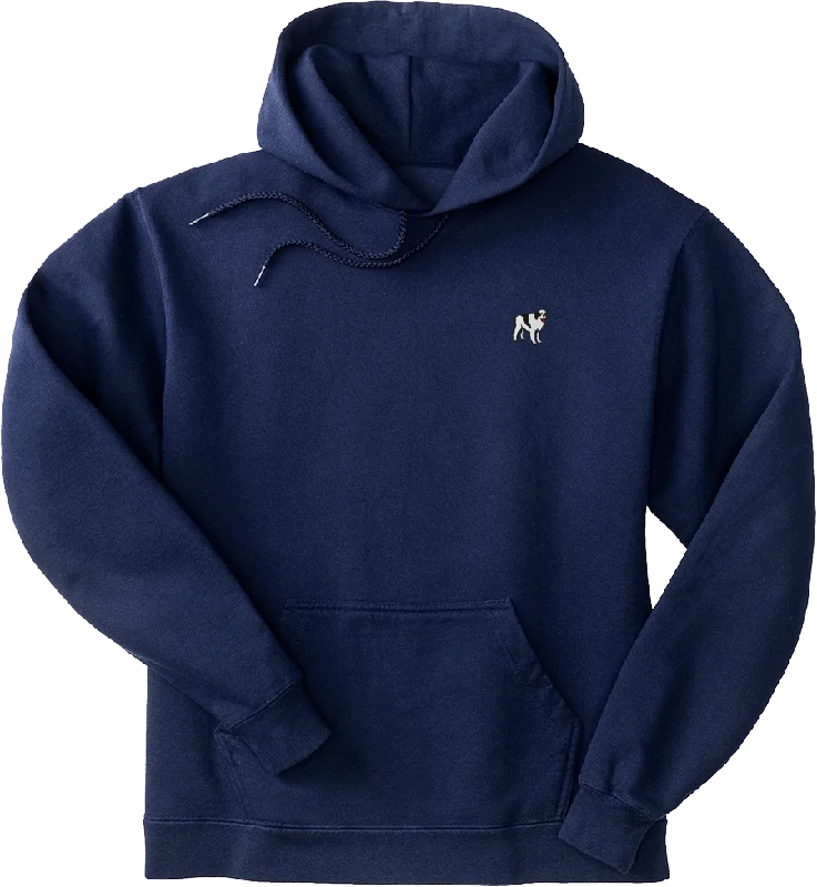 French Terry Fleece Embroidered Hoodie