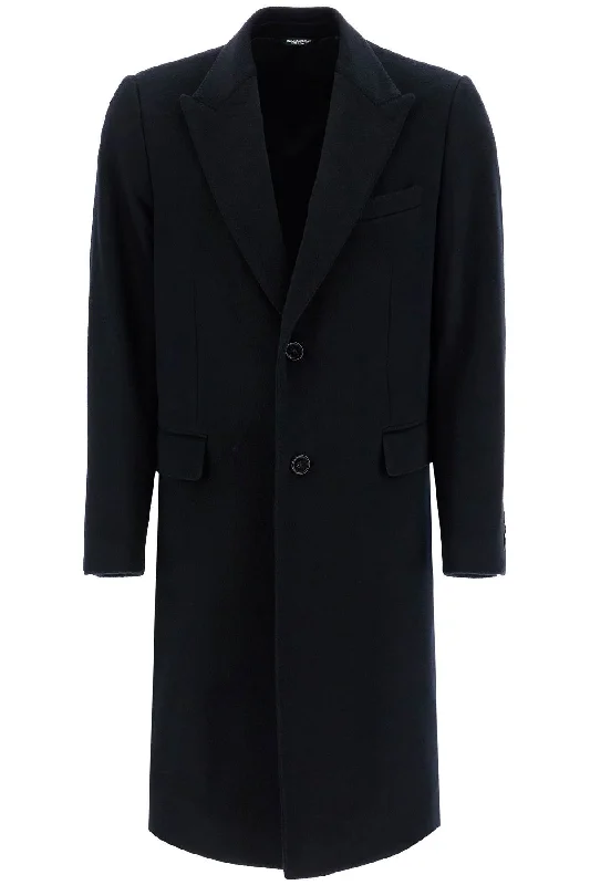 Dolce & Gabbana Men's Single-Breasted Cashmere Coat