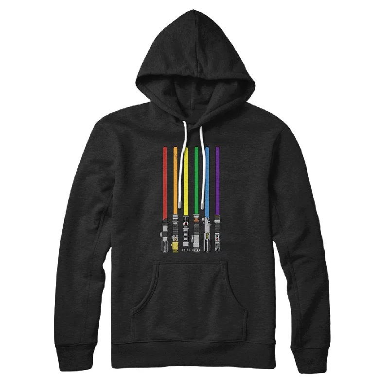 Lightsaber Color Rainbow Hoodie