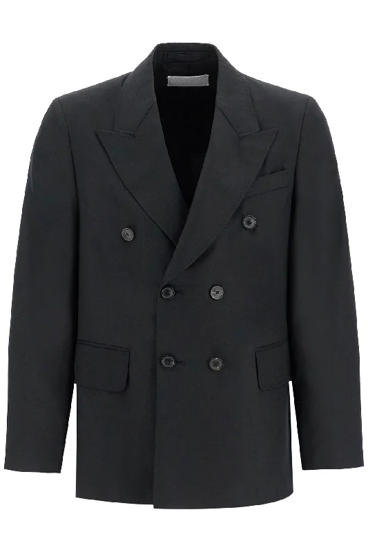 Our Legacy Men's Double-Breasted Panama Blazer