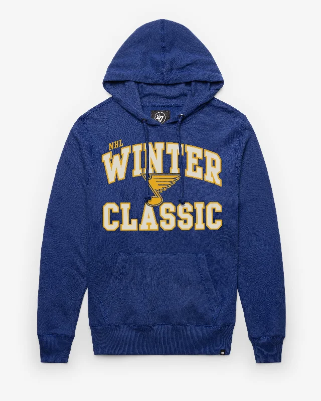 ST LOUIS BLUES WINTER CLASSIC EVENT IMPRINT '47 HEADLINE HOOD