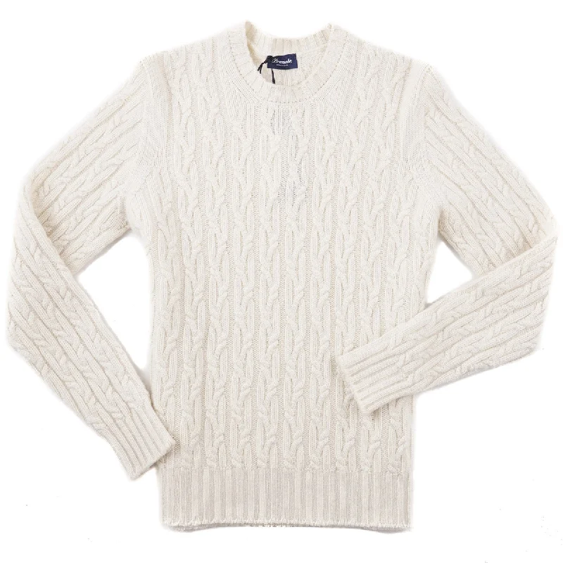 Drumohr Cable Knit Cashmere Sweater