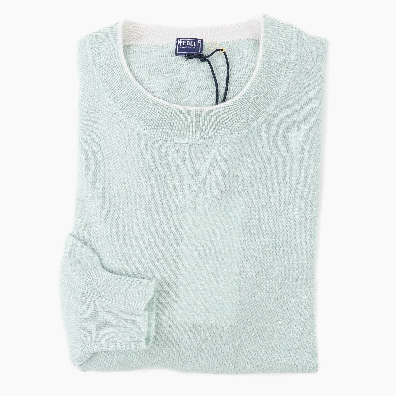 Fedeli Extrafine Cashmere and Linen Sweater