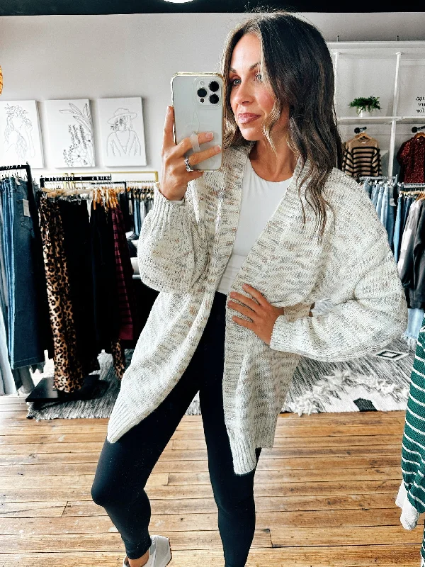 Grey/Mocha Sweater Cardigan