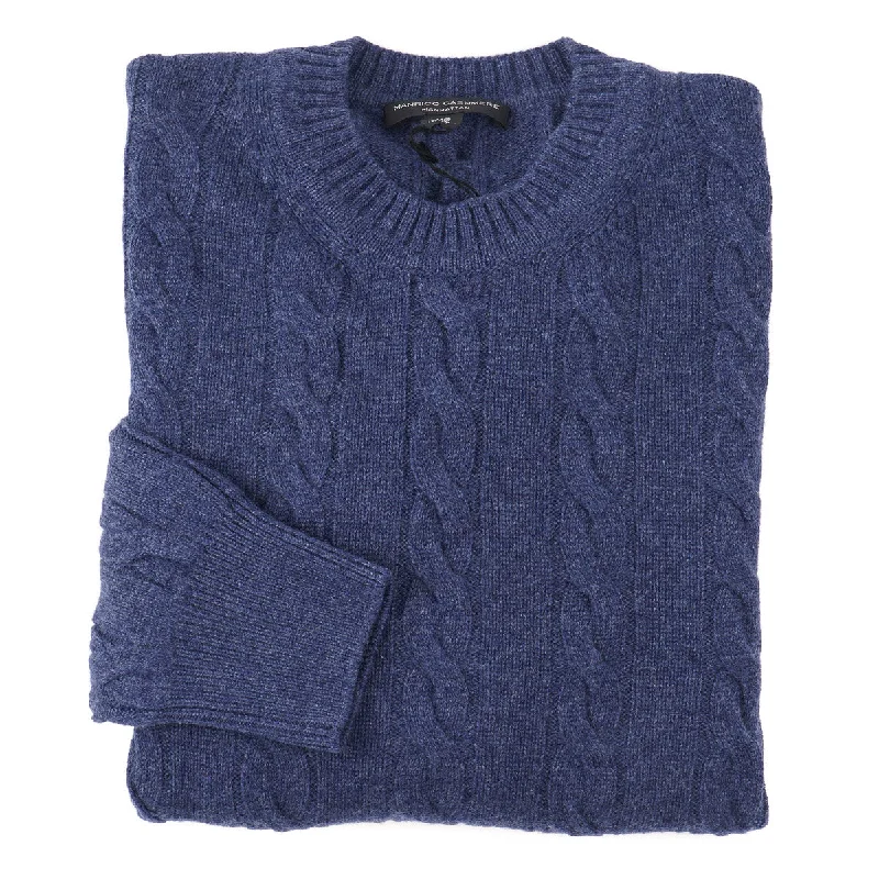 Manrico Cable Knit Cashmere Sweater