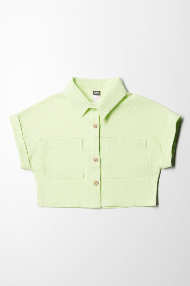 Resort Shirt Linen Lime