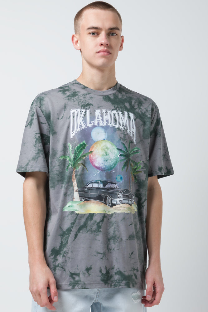 Tie Dye T-Shirt Dark Grey