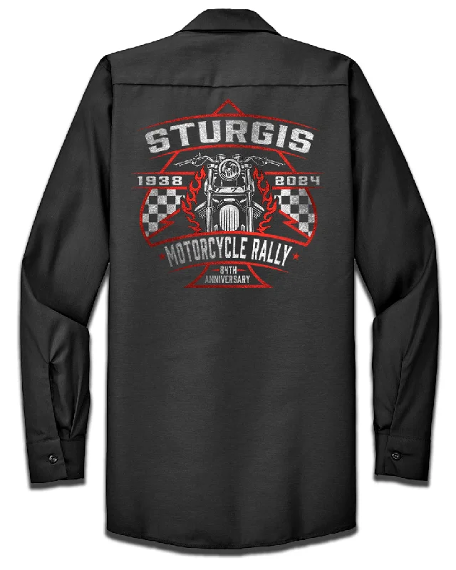 84th Aces Long Sleeve Shop Shirt