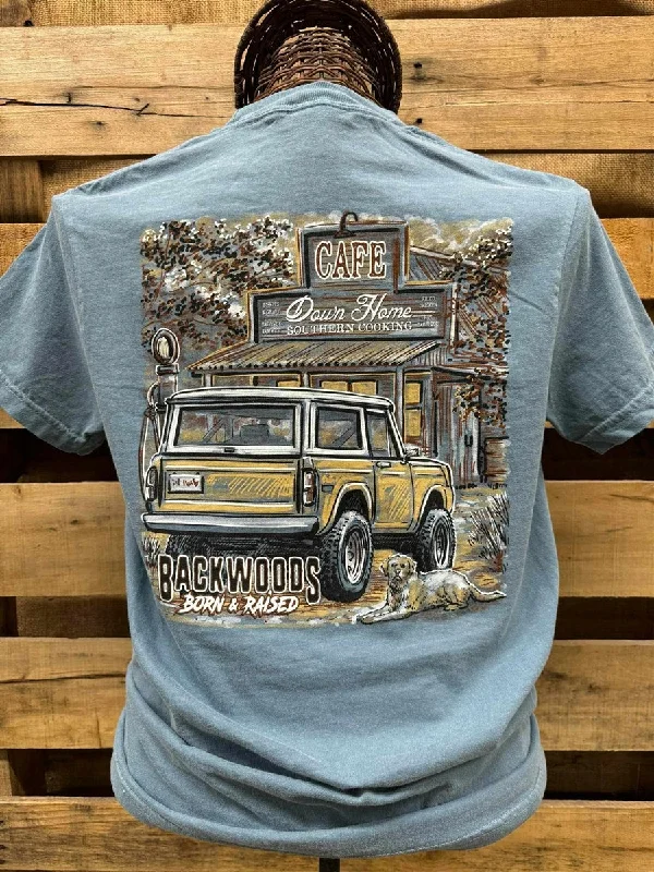 Backwoods Born & Raised Cafe Comfort Colors Unisex T-Shirt