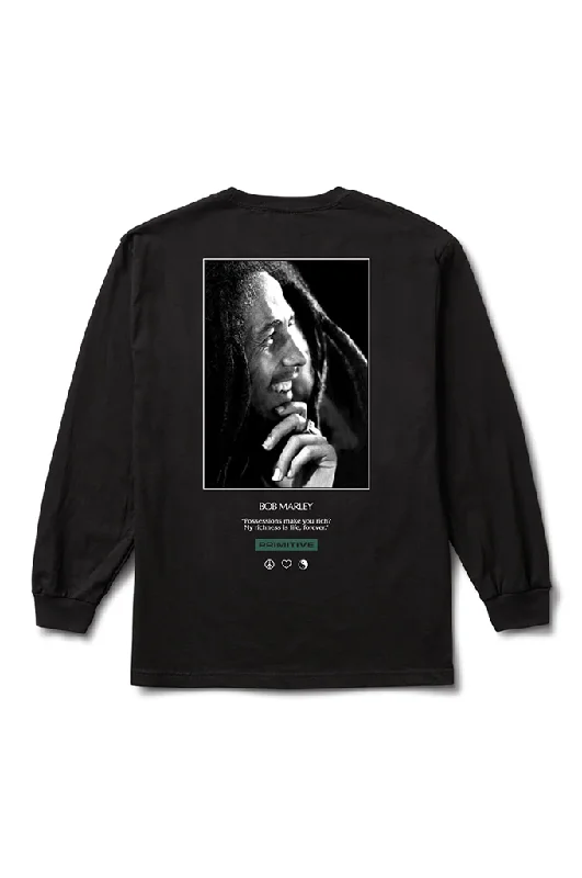 Bob Marley X Primitive Life Forever Long Sleeve Tee