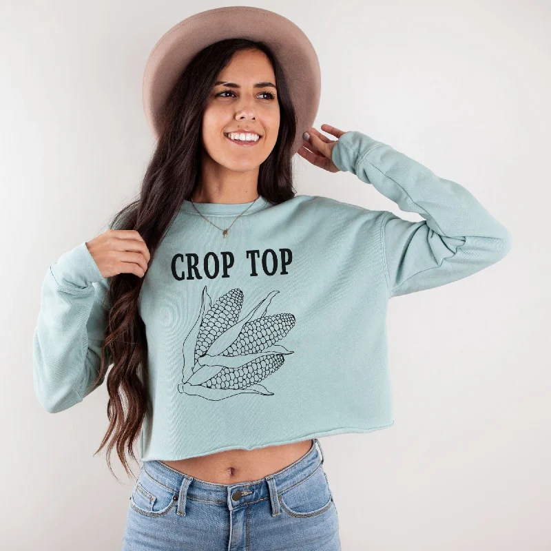 Crop Top Bella Canvas Cropped Sweatshirt or Crop Hoodie *Women's Crop Fit*