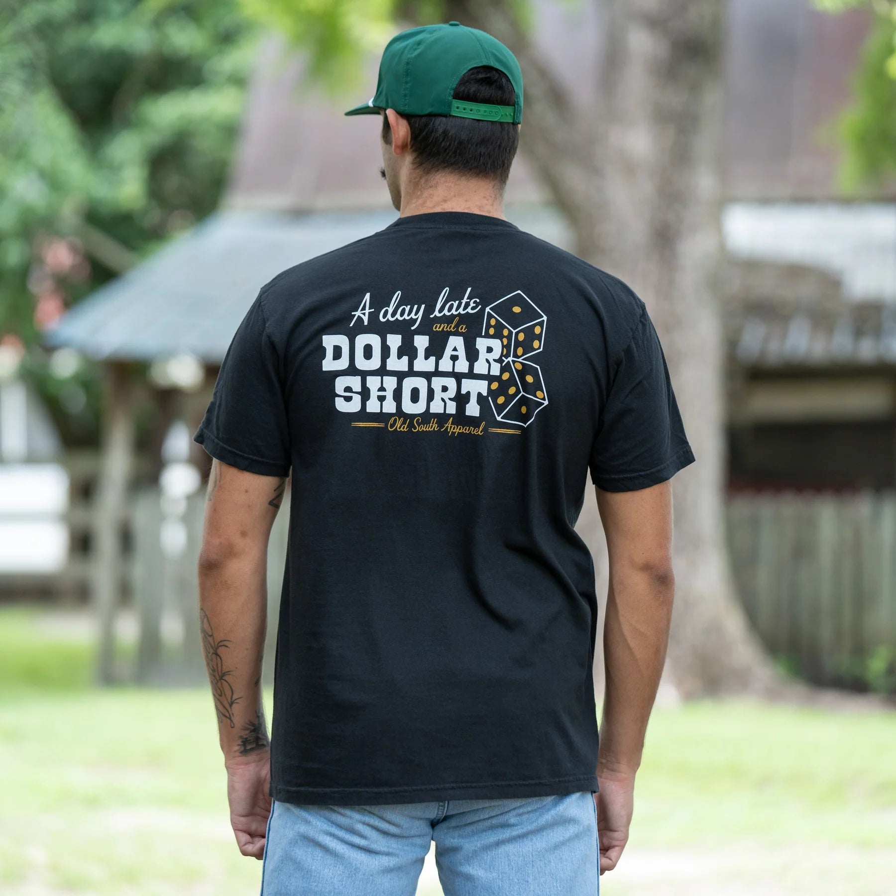 Day Late Dollar Short Sleeve Tee by Old South Apparel