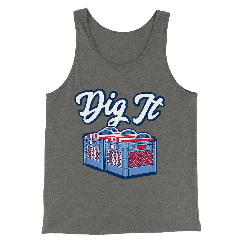 Dig It - Record Crate Men/Unisex Tank Top