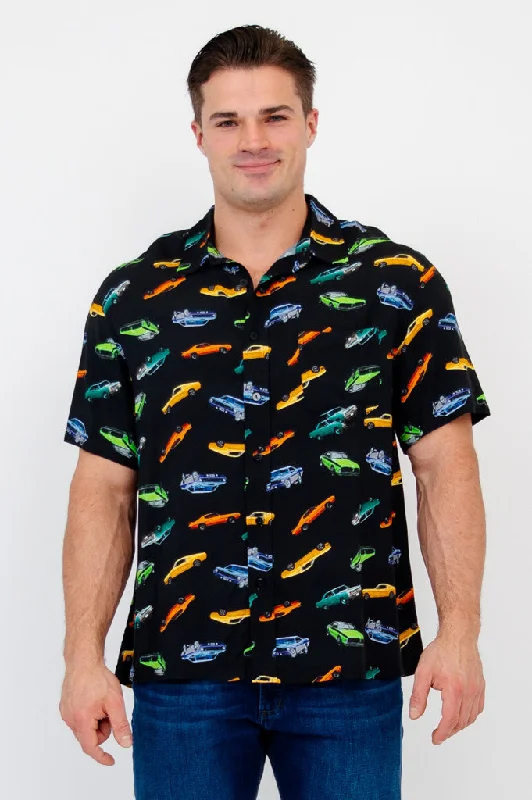 Dino Shirt, Muscle Cars, Woven Bamboo