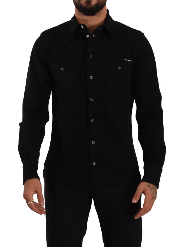 Dolce & Gabbana Slim Fit Casual  Designer Men's Shirt