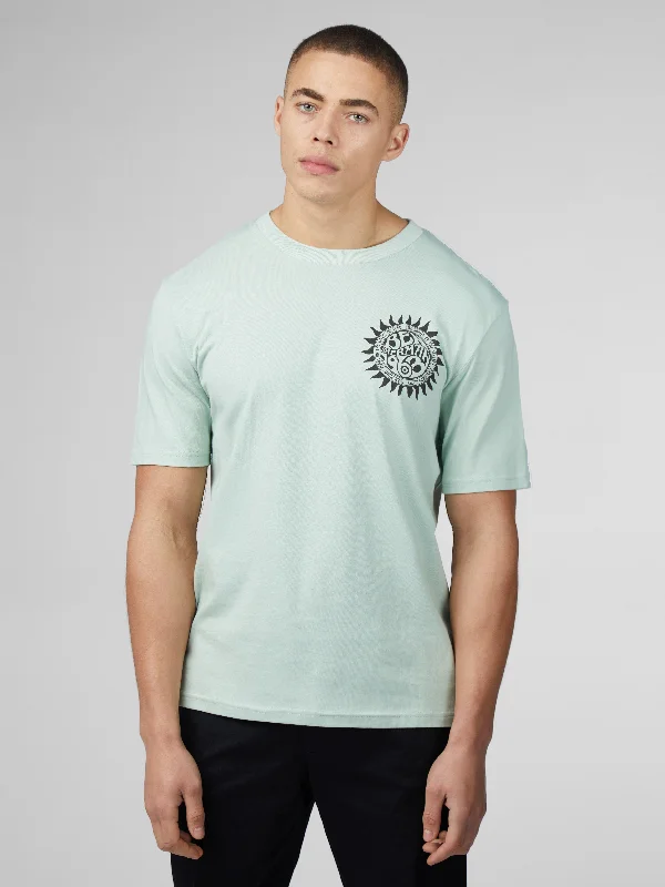 B by Ben Sherman Festival Poster Tee - Mint