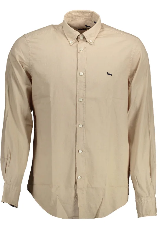 Harmont & Blaine Chic  Cotton Shirt with Contrast Men's Details