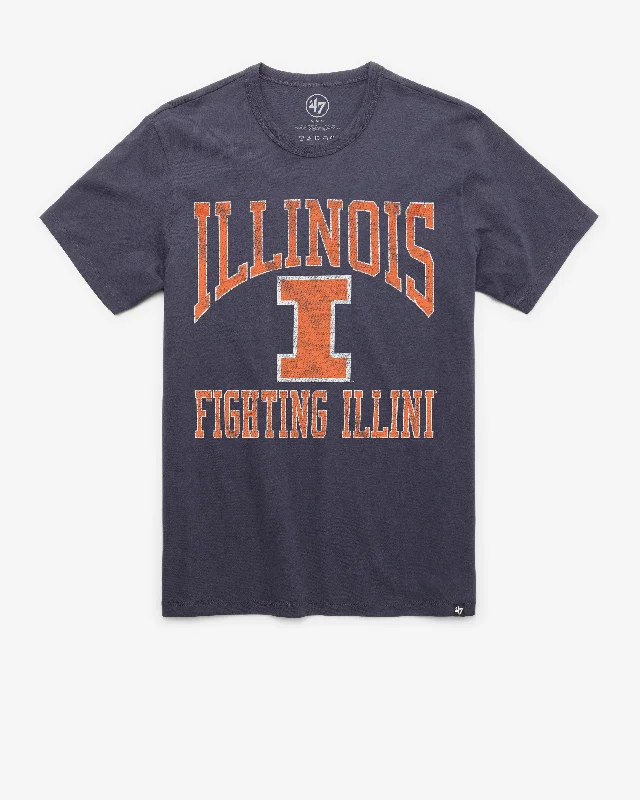 ILLINOIS FIGHTING ILLINI BIG UPS '47 FRANKLIN TEE