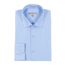 Modena Slim Fit Regular Cuff Shirt - M300SP0R - Powder Blue