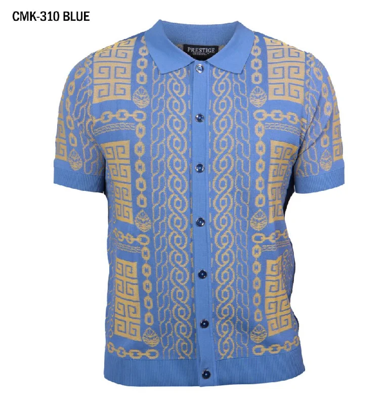 Prestige CMK-310 Short Sleeve Polo Shirt - Blue