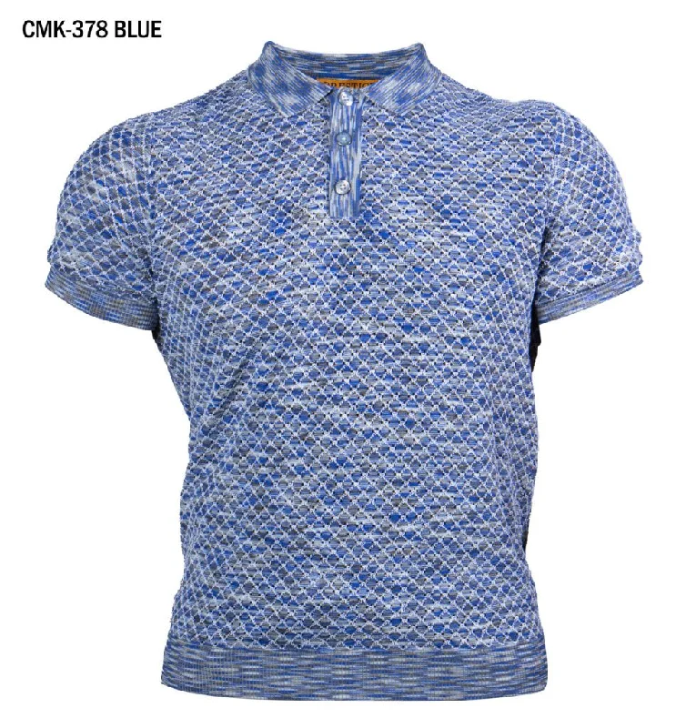 Prestige CMK-378 Short Sleeve Polo Shirt - Blue