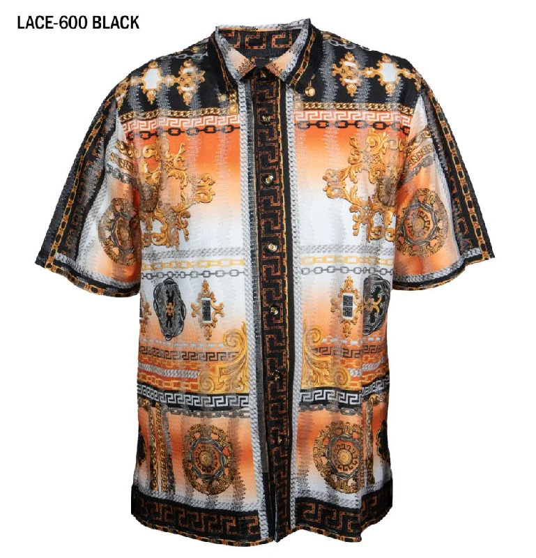 Prestige LACE-600 Short Sleeve Shirt - Black