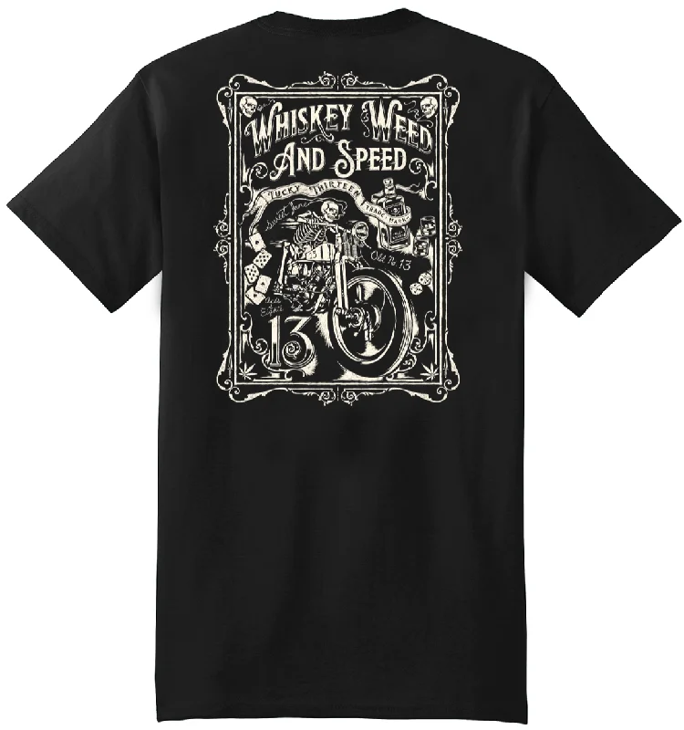 The WHISKEY WEED & SPEED Classic Fit Tee