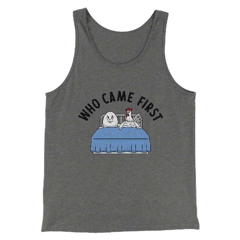 Who Came First Men/Unisex Tank Top