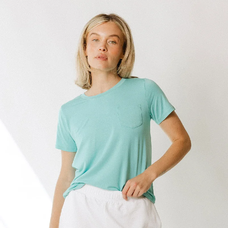 Basic Tee, Aqua