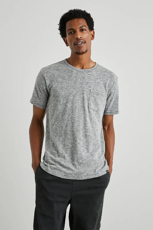 SKIPPER T-SHIRT - HEATHER GREY