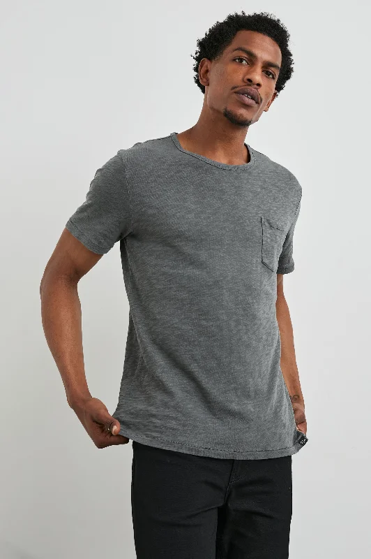 SKIPPER T-SHIRT - WASHED BLACK